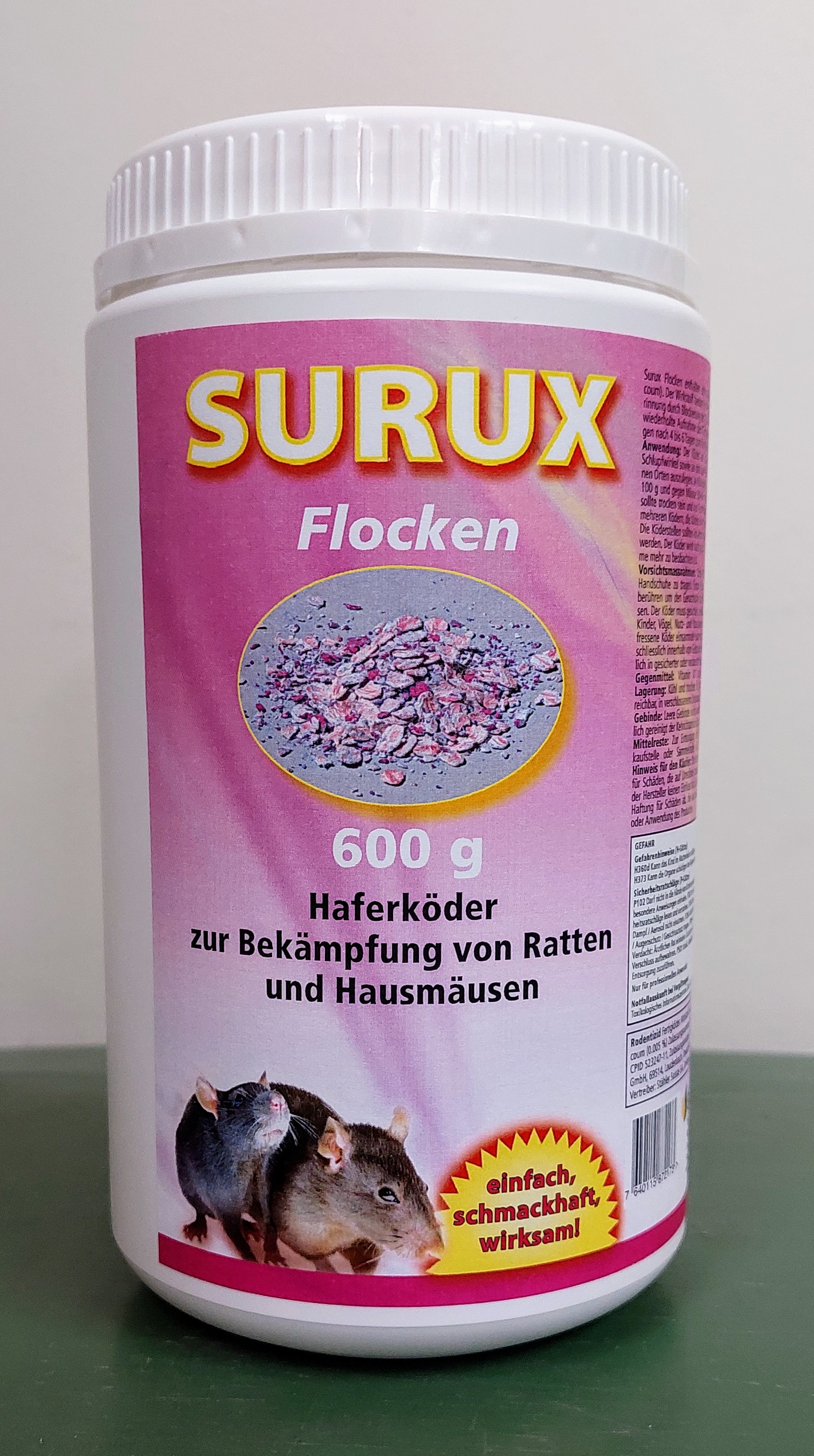 Surux Flocken Mäuse und Rattenköder